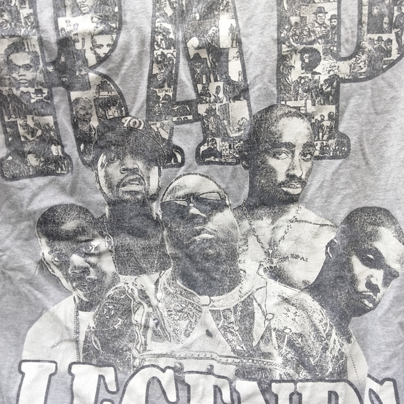 Vintage Iced Out Rap Legends of the 90s and Y2K t-shirt Grail - Picture 1 of 8